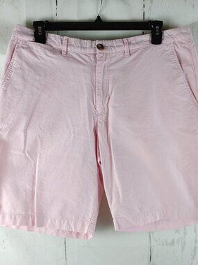 Merona Mens Pink Cotton Chino Shorts Size 38 Stylish Casual 38x9.5